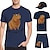 billiga nyhet roliga hoodies &amp; t-shirts-Djur Capybara T-shirt Shorts Basebollkeps Mönster Grafisk Till Herr Vuxna Varmstämpling Ledigt / vardag