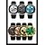 billige Kvartsure-Olevs mænds kvarts ur sports armbåndsur lysende kronograf kalender multifunktion timing vandtæt silicone rem ur