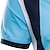Недорогие классическое поло-Муж. Футболка-поло Рубашка для гольфа Повседневные Спорт Классика С короткими рукавами Мода Классический Контрастных цветов кнопка Лето Стандартный Небесно-голубой Белый Темно-синий Серый