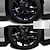 billiga Bildekoration och skydd-6st universella bilhjulsfälg vinyldekaler reflekterande hash-märke rand racinghjulsnavdekaler hjuldekor