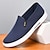 cheap Men&#039;s Slip-ons &amp; Loafers-Men&#039;s Loafers &amp; Slip-Ons Slip-on Sneakers Walking Classic Casual Outdoor Daily Canvas Breathable Loafer Black Blue Slogan Fall