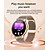 billiga Smarta klockor-LIGE BW0378 Smart klocka 1.28 tum Smart Klocka Blåtand Temperaturövervakning Stegräknare Samtalspåminnelse Kompatibel med Android iOS Dam Kompass Meddelandepåminnelse Stegräknare IP 67 38mm