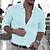 cheap Casual Shirts-Men&#039;s Shirt Button Up Shirt Casual Shirt Black White Blue Gray Plain Long Sleeve Turndown Street Daily Clothing Apparel Fashion Casual Comfortable
