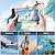 お買い得  ユニバーサル電話バッグ-２個入り 防水電話ポーチ パータブル 耐水 フローティング [30m / 98ft] IPX8 電話ケース ドライバッグ モバイル レインカバー のために For iPhone 13 Pro Max 12 Mini 11 Samsung Galaxy S22 Ultra Plus S21 A73 A53 水泳 シュノーケリング ダイビング / ボーティング 最大7.2インチ TPU