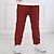 cheap Bottoms-Toddler Boys Pants Trousers Solid Color Soft Pants Outdoor Linen Cool Daily Black Yellow Wine Mid Waist