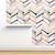 cheap Wallpaper-Geometric Stripes Cycle Color Home Decoration Geometric Abstract Wall Covering, PVC / Vinyl Material Self adhesive Wallpaper Wall Cloth, Room Wallcovering