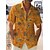 cheap Men&#039;s Shirts-Men&#039;s Shirt Summer Hawaiian Shirt Coconut Tree Graphic Prints Turndown Orange Street Casual Short Sleeves Button-Down Print Clothing Apparel Linen Tropical Fashion Streetwear Hawaiian