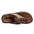 cheap Men&#039;s Shoes-Men&#039;s Slippers &amp; Flip-Flops Flip-Flops Outdoor Slippers Beach Slippers Casual Beach Daily PU Breathable Yellow Brown Summer Spring