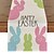 cheap Placemats-Easter Table Decor Set 1 Pcs Table Runner with 4 Pcs Placemats Happy Easter Rabbit Bunny Dining Table Decoration for Indoor Outdoor Party Holiday Kitchen
