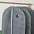 cheap Clothing &amp; Closet Storage-Breathable Dust-proof Bag Clothing Cover Linen Imitation Household Clothing Dust-proof Cover Hanging Storage Bag Thickened Transparent Coat Suit Bag