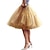 cheap Historical &amp; Vintage Costumes-1950s Princess Rockabilly Petticoat Hoop Skirt Tutu Under Skirt Tulle Skirt Knee Length Women&#039;s Party Evening Cocktail Party Prom Adults&#039; Skirt