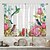 cheap Curtains &amp; Drapes-Kitchen Curtain 2 Panels,Short Cafe Curtain Floral,Valance Curtain Farmhouse For Living Room Bedroom Patio Balcony Door Window Treatments Room Darkening
