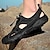 ieftine Sandale Bărbați-Bărbați Sandale Sandale cu vârf închis Drumeții Casual Stiluri de Plajă În aer liber Zilnic Piele Plasă Respirabil Cizme / Cizme la Gleznă Bandă elastică Negru Gri Vară Primăvară