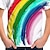 voordelige jongens 3d t-shirts-Kinderen Jongens T-shirt Tee Regenboog Kat Korte mouw Kinderen Top Buiten 3D-afdrukken Stoer Dagelijks Zomer Wit 4-12 jaar