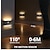 abordables Decoración y lámparas de noche-luces de noche led sensor de movimiento usb recargable vinculación inducción luz de noche inalámbrica gabinete de cocina pasillo lámpara de noche para dormitorio escalera de casa iluminación de