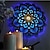 Недорогие Декор и ночники-мандала йога комната ночник красочные светодиодные настенные светильники для домашнего декора индивидуальный орнамент для дома гостиная спальня