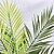 billige Kunstige planter-9 stk kunstige palmeblade planter kunstige palmeblade tropiske store palmeblade grønt plante til blade hawaiiansk fest junglefest store palmeblade dekorationer bryllup dekoration