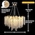ieftine Design Sputnik-candelabru de cristal din ratan lung suspendat 6 lămpi 23,5 in/ 8 lămpi 31,2 in g9 candelabru modern din aur iluminat ramuri candelabru restaurant lămpi suspendate ac85-265v