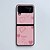 cheap Samsung Case-Phone Case For Samsung Galaxy Back Cover Z Flip 4 Z Flip 3 Flip Full Body Protective Four Corners Drop Resistance Heart TPU PU Leather