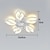 billige Loftsventilatorlamper-led loftsventilatorer, der kan dæmpes med fjernbetjening kontra blomsterdesign planmonteret loftslampe akryl lampeskærm lysekrone soveværelse stue stue