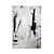 abordables Peintures Abstraites-peinture à l&#039;huile faite à la main grande taille peinture peinte à la main art mural noir-blanc abstrait toile peinture décoration de la maison décor pas de peinture de cadre seulement