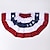 abordables banderas y pancartas al aire libre-bandera estadounidense empavesado bandera de abanico plisada de EE. UU. para exteriores, colores vivos y puntadas dobles resistentes a la decoloración cabecera de lona con tres ojales de latón