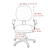 billiga Överdrag för kontorsstolar-dator kontorsstol klädsel stretch roterande gaming säte glidöverdrag elastisk svart enfärgad 2-delad mjuk tålig tvättbar