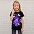 tanie dziewczęce koszulki 3d-modna koszulka dziecięca z krótkim rękawem z nadrukiem 3D męska i dziewczęca z okrągłym dekoltem i krótkim rękawem