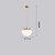 billige Øslys-led pendel simpel krone sky pigeværelse studie 1-lys 3000-6000k pendel moderne minimalistisk master soveværelse krystal pendel lampe