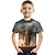 cheap Boy&#039;s 3D T-shirts-Fashion Letter Pattern Printed Short Sleeve T-Shirt Fashion 3D Printed Colorful Shirts For Boys And Girls