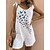 cheap Women&#039;s Jumpsuits-Women&#039;s Romper Pocket Print Floral U Neck Streetwear Daily Vacation Regular Fit Sleeveless White Royal Blue Green S M L Summer