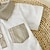 baratos Conjuntos-colarinho polo branco camisa manga curta bermuda marrom roupa de duas peças