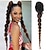 cheap Ponytails-Drawstring Ponytail for Black Women 18inch Lantenrn Braid Ponytail Protective Style Clip on Pony Tail Hair Extension Curly Braided Afro Puff Drawstring Ponytail bubble drawstring ponytail