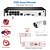 cheap Security Systems-Hiseeu 4K 4CH 8MP PoE CCTV Security Camera System Video Surveillance Kit Two Way Audio Color Night Vision Outdoor IP Street