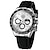 お買い得  クォーツ腕時計-olevs メンズクォーツ時計スポーツ腕時計発光クロノグラフカレンダー多機能タイミング防水シリコンストラップウォッチ