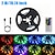 cheap LED Strip Lights-1pc Smart RGB Light Strip with 44 Keys Remote Control and App Control Smart LED Light Strip for TV Backlight For Home Decoration 1/2/3/5M 30/60/90/150Leds