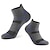 ieftine ciorapi barbatesti-Bărbați 2 perechi Șosete Șosete Gleznă Șosete Scurte Negru Alb Culoare Dungi Casual Zilnic De Bază Mediu Vară Primăvară Toamnă Stilat Tradițional / Clasic