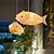 tanie Projekt: Latarnia-lampa wisząca led bambusowa latarnia projekt żyrandol retro 45cm e26/e27 żyrandol oświetlenie sufitowe ma zastosowanie do salonu sypialnia restauracja kawiarnia bar restauracja klub
