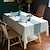 זול מפות שולחן-מפת שולחן כותנה פשתן מפת שולחן אביב מפת שולחן עגולה חיצונית בד כיסוי שולחן מלבן סגלגל לפיקניק, חתונה, אוכל, פסחא, מטבח