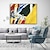 cheap Famous Paintings-Handmade Oil Painting Canvas Wall Art Decoration Famous Wassily Kandinsky Abstract Landscape for Home Decor Rolled Frameless Unstretched Painting