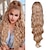 זול קוקו-24 אינץ&#039; ארוך גוף תוספת שיער קוקו סינטטי עמיד בחום לעטוף סביב שרוך שרוך מתולתל קוקו גלי לנשים