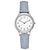 halpa Kvartsikellot-japanilainen liike naisten kvartsikello helppolukuinen arabialaiset numerot yksinkertainen kellotaulu pu nahkaranneke laides kello