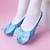 cheap Ballet Shoes-Girls&#039; Ballet Shoes Performance Training Glitter Crystal Sequined Jeweled Contemporary Flat Flat Heel Round Toe Elastic Band Children&#039;s Pink Blue