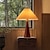 ieftine lampă de noptieră-lampă de masă / lumină de lectură / veioze de noptieră multi-umbra / led / lămpi ambientale artistice / tradiționale / clasice pentru dormitor / magazine / cafenele lemn 85-265v roșu