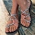 preiswerte Damensandalen-Damen Sandalen Boho Flache Sandalen Orthopädische Sandalen Bunion Sandalen Outdoor Täglich Strand Sommer Flacher Absatz Offene Spitze Brautkleider schlicht Minimalismus Satin Halbschuhe Orang Schwarz