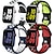 abordables Bracelets Apple Watch-Paquet de 4 Bracelet Sport Compatible avec Bracelet Apple Watch 38mm 40mm 41mm 42mm 44mm 45mm 49mm Imperméable Ajustable Silicone souple Bracelet de remplacement pour iwatch Series Ultra 8 7 SE 6 5 4