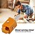 cheap Hand Tools-1pc Wood Working Square Mini Handy Tool Drill Bit Carving DIY Woodworking Garden Punch Hole Opener Template Door Box Carpentry Tools