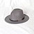זול כובע מסיבות-כובעים צמר / אקרילי כובע פאדורה רשמי חתונה קוקטייל רויאל אסטקוט פשוט רטרו עם אבזם מטאלי צבע טהור כיסוי ראש כיסוי ראש