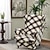cheap Wingback Chair Cover-Stretch Wingback Chair Cover Wing Chair Slipcovers With Seat Cushion Cover Spandex Jacquard Wingback Armchair Covers for Ikea Strandmon Chair