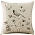 ieftine stil floral și plante-floare pasăre fluture husă de pernă cu două părți 4 buc. față de pernă decorativă moale pentru dormitor sufragerie canapea canapea scaun lavabil la mașină